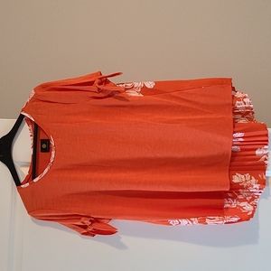 JM collection Size Medium , Orange & White